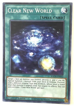 YuGiOh! - Clear New World - BACH-EN062 - 1st Edition - Common - Image 1