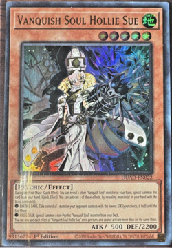 Yugioh Vanquish Soul Hollie Sue DUAD-EN022 Ultra Rare 1st Ed NM - Image 1
