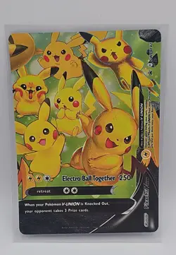 Pikachu V-Union SWSH142 SWSH: Sword & Shield Promo Cards Holo - Image 1