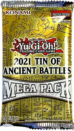 YuGiOh TCG 2021 Ancient Battles Booster MEGA Pack [18 Cards] - Image 1