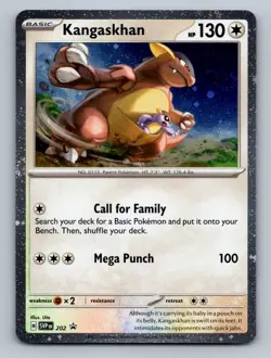 Kangaskhan - (Cosmos Holo) Holo Rare SV: Scarlet & Violet Promo Cards 202 NM - Image 1