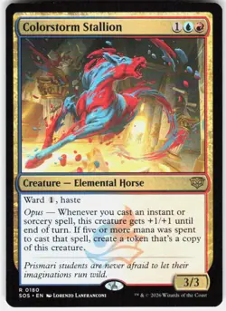 Colorstorm Stallion 180 Secrets of Strixhaven Magic the Gathering - Image 1