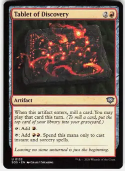 Tablet of Discovery 132 Secrets of Strixhaven Magic the Gathering - Image 1