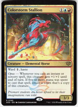 Colorstorm Stallion 180 Secrets of Strixhaven Magic the Gathering - Image 1