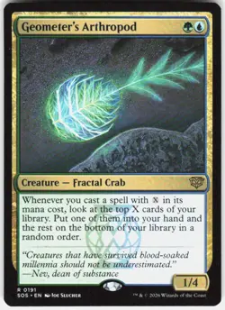 Geometer's Arthropod 191 Secrets of Strixhaven Magic the Gathering - Image 1
