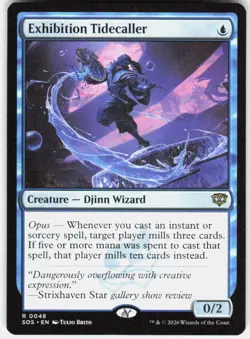 Exhibition Tidecaller 48 Secrets of Strixhaven Magic the Gathering - Image 1
