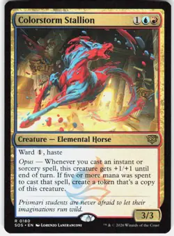 Colorstorm Stallion 180 Secrets of Strixhaven Magic the Gathering - Image 1