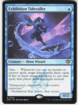 Exhibition Tidecaller 48 Secrets of Strixhaven Magic the Gathering - Image 1