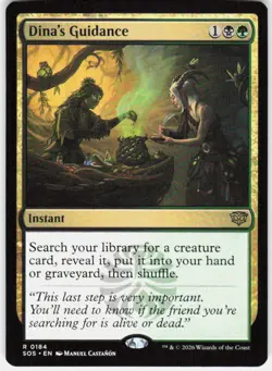 Dina's Guidance 184 Secrets of Strixhaven Magic the Gathering - Image 1