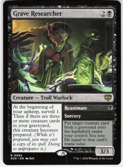 Grave Researcher 85 Secrets of Strixhaven Magic the Gathering - Image 1