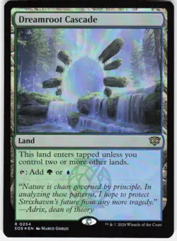 Dreamroot Cascade Foil 254 Secrets of Strixhaven Magic the Gathering - Image 1