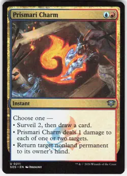 Prismari Charm 211 Secrets of Strixhaven Magic the Gathering - Image 1