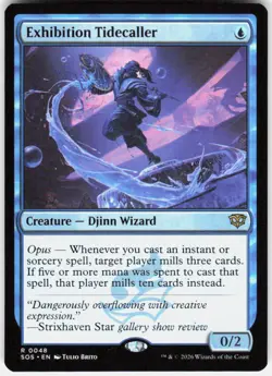 Exhibition Tidecaller 48 Secrets of Strixhaven Magic the Gathering - Image 1