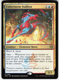 Colorstorm Stallion 180 Secrets of Strixhaven Magic the Gathering - Image 1