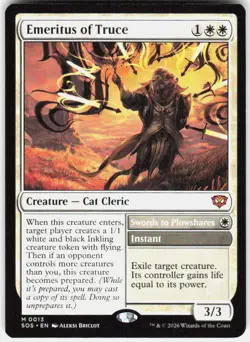 Emeritus of Truce 13 Secrets of Strixhaven Magic the Gathering - Image 1