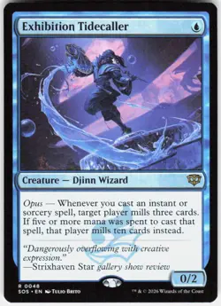 Exhibition Tidecaller 48 Secrets of Strixhaven Magic the Gathering - Image 1