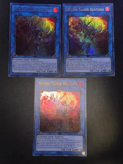 3X Yugioh Decode Talker Heatsoul GFP2-EN005 Ultra Rare 1st Edition NM - Image 1