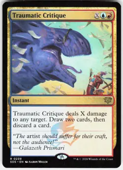 Traumatic Critique 239 Secrets of Strixhaven Magic the Gathering - Image 1
