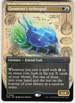Geometer's Arthropod Borderless 300 Secrets of Strixhaven Magic the Gathering - Image 1