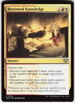 Borrowed Knowledge 178 Secrets of Strixhaven Magic the Gathering - Image 1