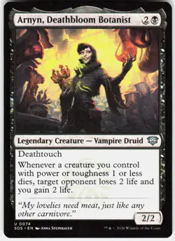 Arnyn Deathbloom Botanist 74 Secrets of Strixhaven Magic the Gathering - Image 1
