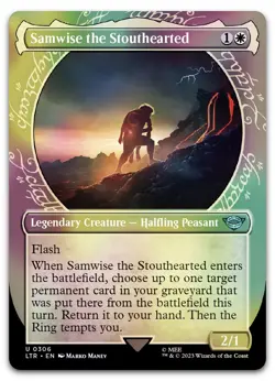 Samwise the Stouthearted (Showcase) #306 (Foil) NM Lord of the Rings Magic MTG - Image 1