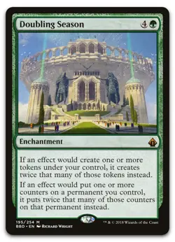 Doubling Season #195 (NM) Battlebond BBD Magic MTG - Image 1