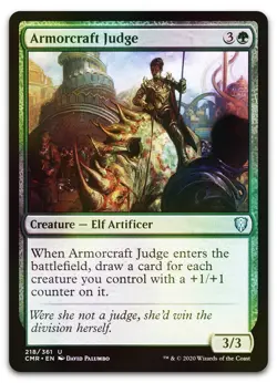 Armorcraft Judge #218 (Foil) (NM) Commander Legends CMR Magic MTG - Image 1