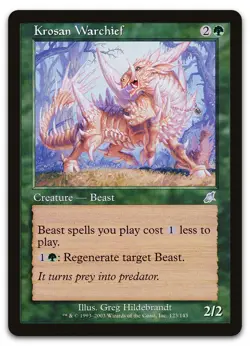 Krosan Warchief #123 (NM) Scourge SCG Magic MTG - Image 1