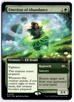 Emeritus of Abundance (Extended Art) SOS 339 MTG Mythic NM - Image 1
