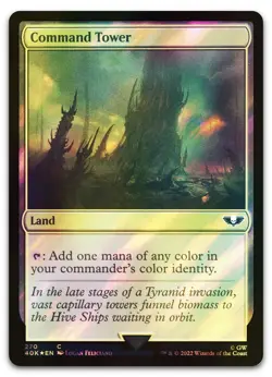 Command Tower (270) (Surge Foil) #270 (NM) Warhammer 40,000 40K Magic MTG - Image 1