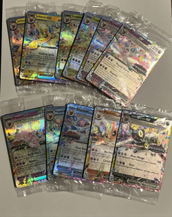 Prismatic Evolutions Surprise Box Stamped Promo Card LOT of 11 SEALED 8/9 of Set - Image 1