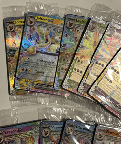Prismatic Evolutions Surprise Box Stamped Promo Card LOT of 11 SEALED 8/9 of Set - Image 3