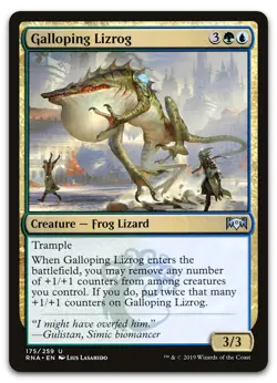 Galloping Lizrog #175 (NM) Ravnica Allegiance RNA Magic MTG - Image 1