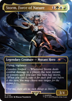 Near Mint x 1 Storm, Force of Nature - Rainbow Foil Secret Lair Drop Series - FO - Image 1