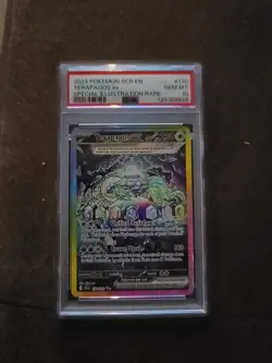 PSA 10 GEM MINT Terapagos Ex 170/142 Stellar Crown SIR Pokemon Card - Image 1