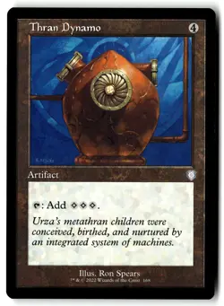 Thran Dynamo (Retro Frame) 168 Commander: The Brothers' War MTG NM - Image 1