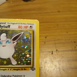 Wigglytuff 16/64 Jungle Holo Pokemon Card mp - Image 2