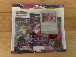 Fusion Strike 3 Pack Blister - Eevee New sealed Pokemon Sword and Shield TCG 820650809200 - Image 1