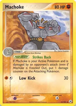 Machoke 41/101 Hidden Legends Pokemon - Image 1