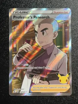 Professor's Research (Full Art) 024/025 Pokemon Celebrations Holo (Near Mint) 1 - Image 1
