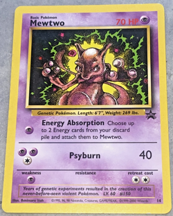 Pokemon - 1999 Mewtwo Black Star Movie Promo - NM #14 - Image 1