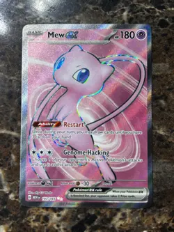 Mew ex #193/165 Pokemon SV: Scarlet & Violet 151 utlra rare full art 2023 - Image 1