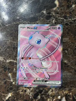 Mew ex #193/165 Pokemon SV: Scarlet & Violet 151 utlra rare full art 2023 - Image 2