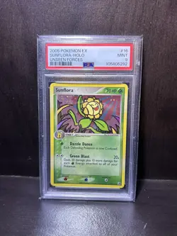 Sunflora 16/115 Pokemon PSA 9 EX Unseen Forces Holofoil 2005 - Image 1