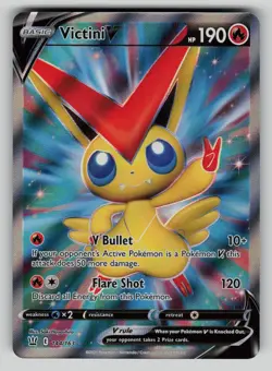 Victini V 144/163 Battle Styles Holo Pokemon NM - Image 1
