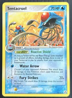 Pokemon TCG Tentacruel 45/92 Prerelease Stamped Legend Maker 2006 NM CLEAN! 🔥 - Image 1