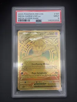Mega Gardevoir EX Gold Hyper Rare 187/132 - 2025 Pokemon PSA 9 - Image 1