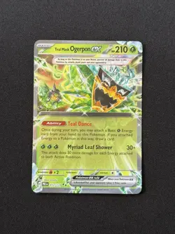 Teal Mask Ogerpon ex 012/131 Prismatic Evolutions Double Rare Pokemon TCG NM - Image 1