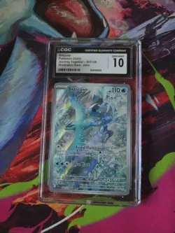 Pokemon Articuno 161/159 Sv09: Journey Together Illustration Rare Holo CGC 10 - Image 1
